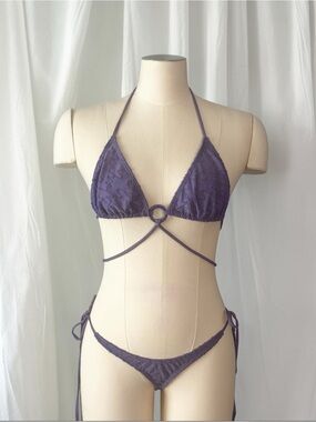 Valentina Voight Jennifer’s Body V-Kini Top and Bottom in Dusk Swimwear Bikini